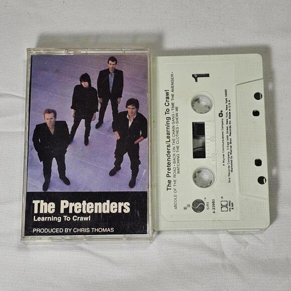 The Pretenders Learning To Crawl Audio Cassette Tape Vintage 1983 - Picture 1 of 4